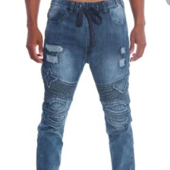G-Style USA Other - G-Style USA Men's Blue Jogger Denim Jeans Pants